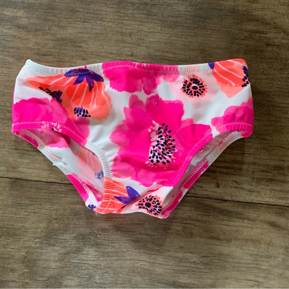New Oshkosh floral tankini spf 50+ swimsuit set